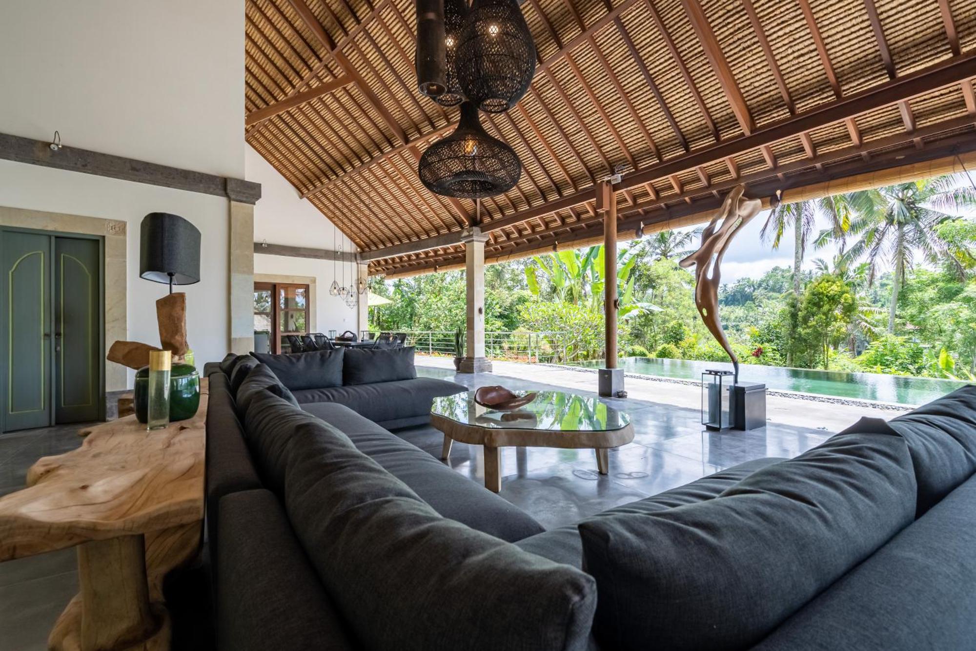 Villa Themma Jungle - Sumptuous 3Br Luxury Villa With Majestic Jungle View North Of Ubud Exterior foto